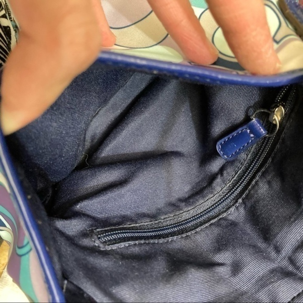 Coach blue patent leather optic c soho crossbody bag - Picture 9 of 9